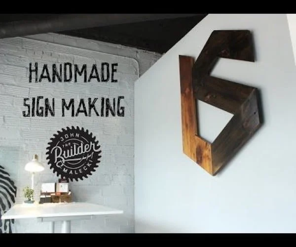 Custom Reclaimed Wood Sign     