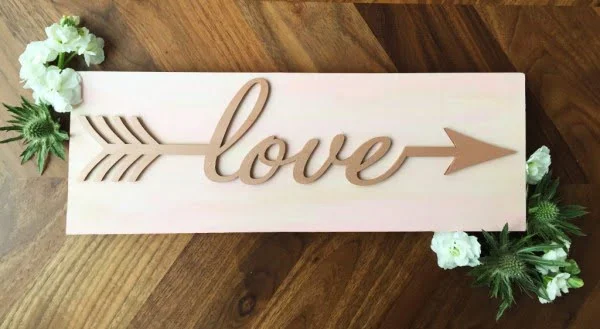 DIY Rustic Wood Sign     