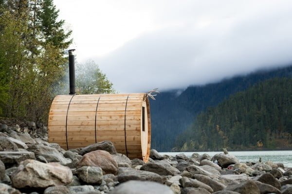 Building a DIY Outdoor Sauna in the Backcountry  