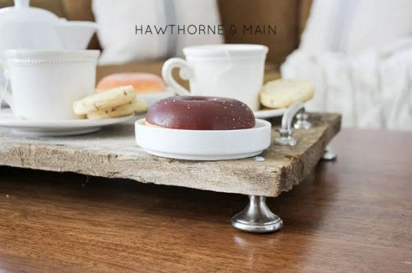 DIY Barn Wood Serving Tray     