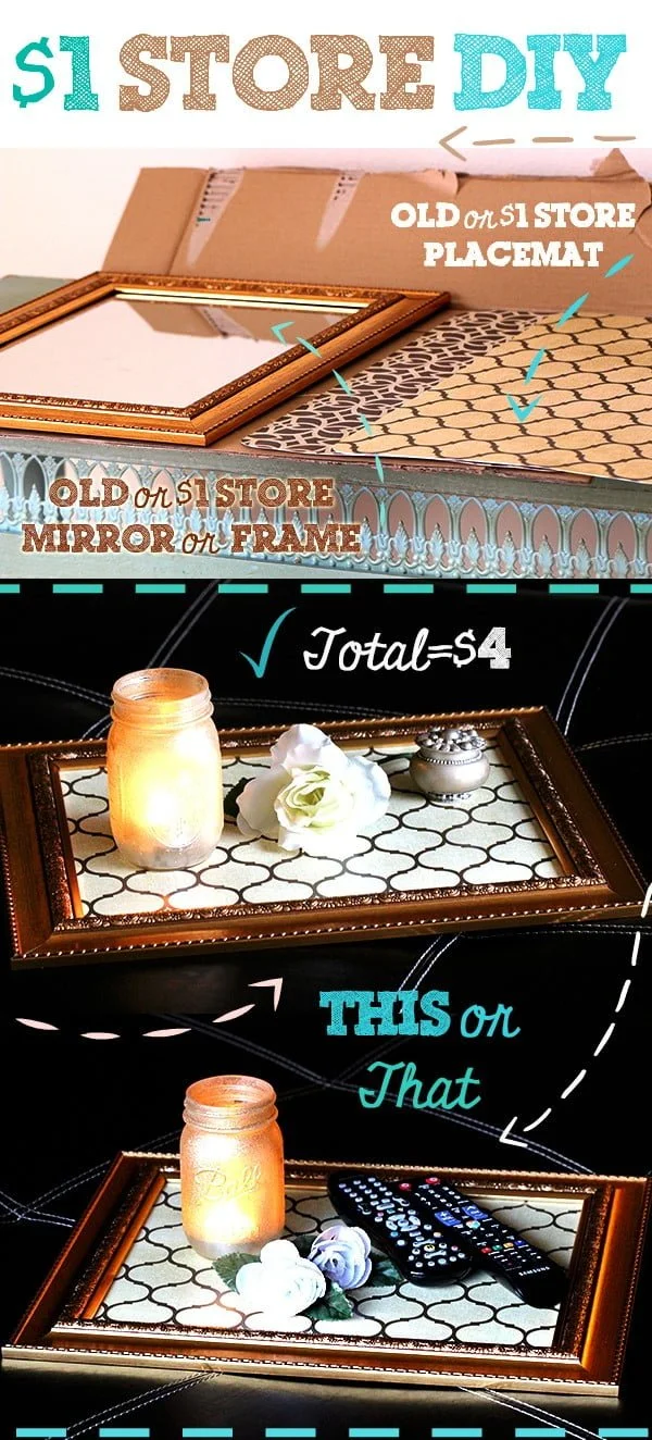 Pinterest Remake: DIY Serving Tray     