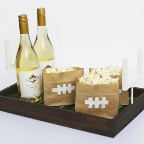 DIY Football Field Serving Tray     