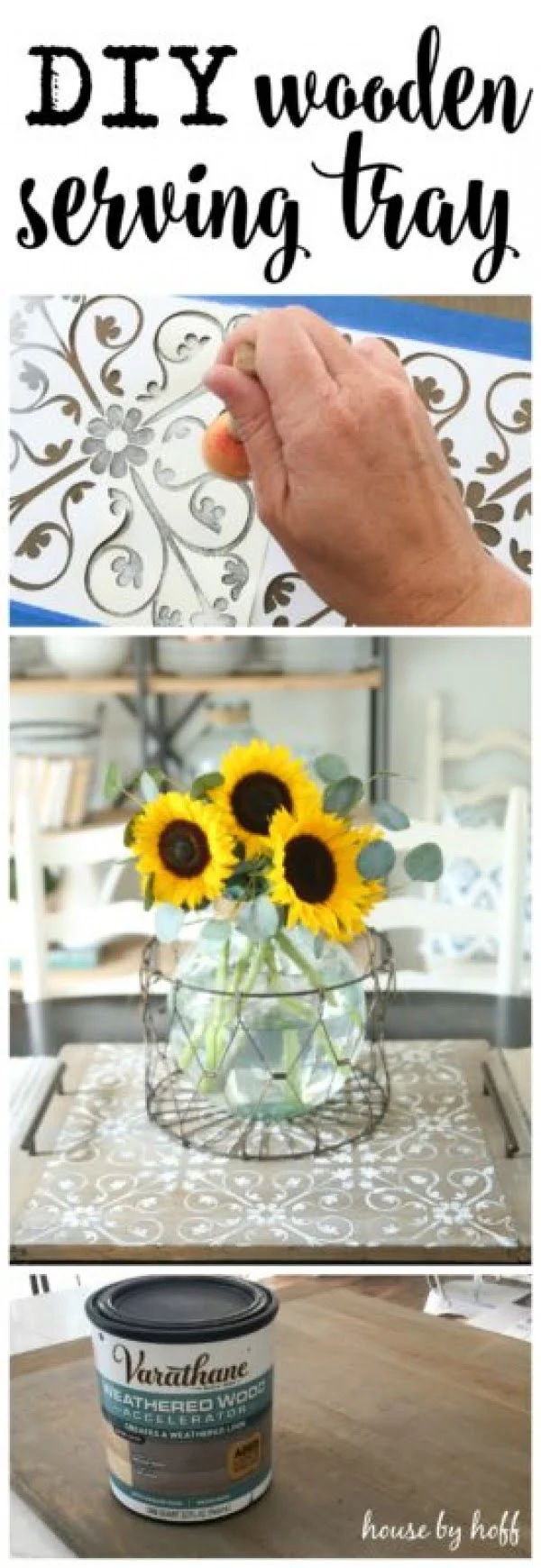 DIY Wooden Serving Tray     