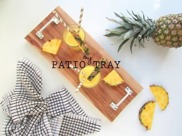 DIY Patio Serving Tray     