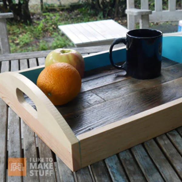 How to make a serving tray from pallet wood     