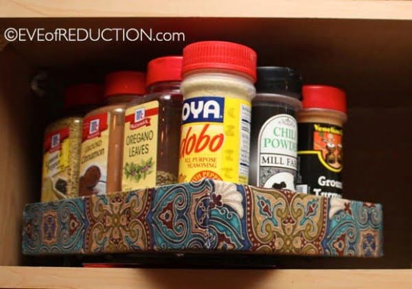DIY Spice Rack Made from an iPad Box