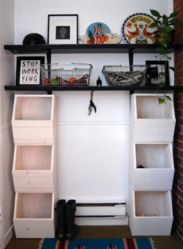 DIY Honeycomb Storage Bins    