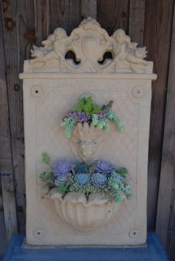 DIY Project How to Make a Succulent Fountain-