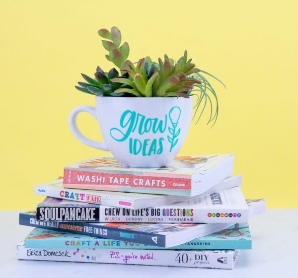 DIY Mug Succulent Planter