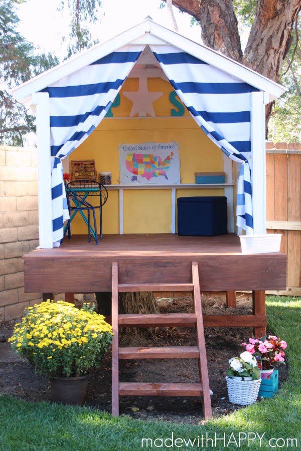 DIY Backyard Playhouse    