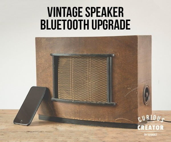 Bluetooth Vintage Speaker Upgrade