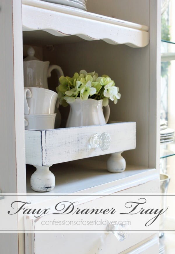 Faux Drawer Tray