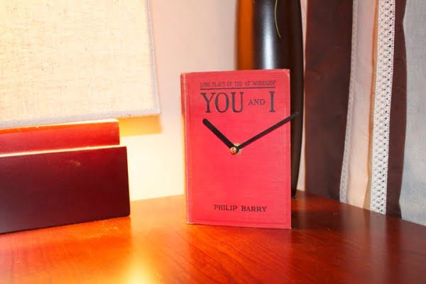 Vintage Book Clock