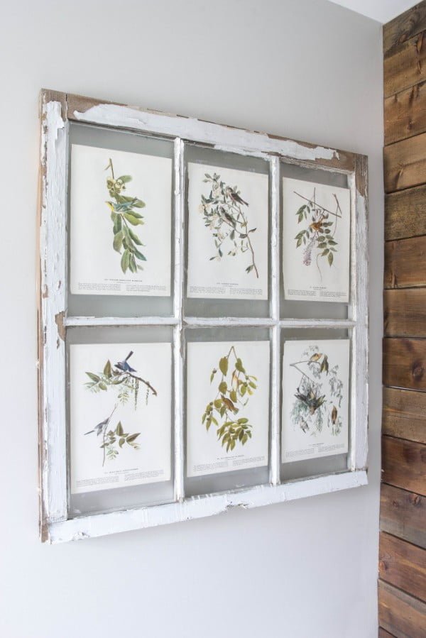 Spring Inspired Window Wall Decor