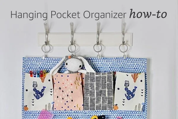 Hanging Pocket Organizer How-To    