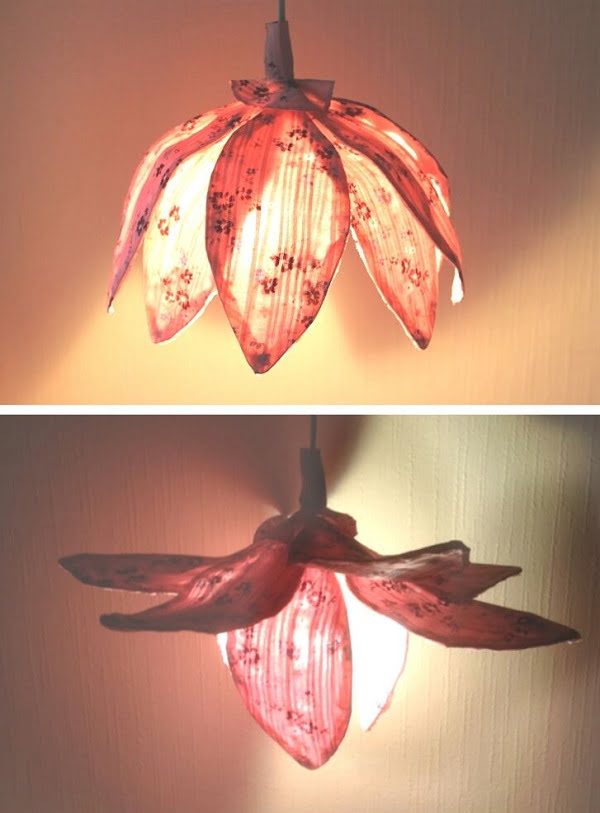 Vintage Fabric Lamp