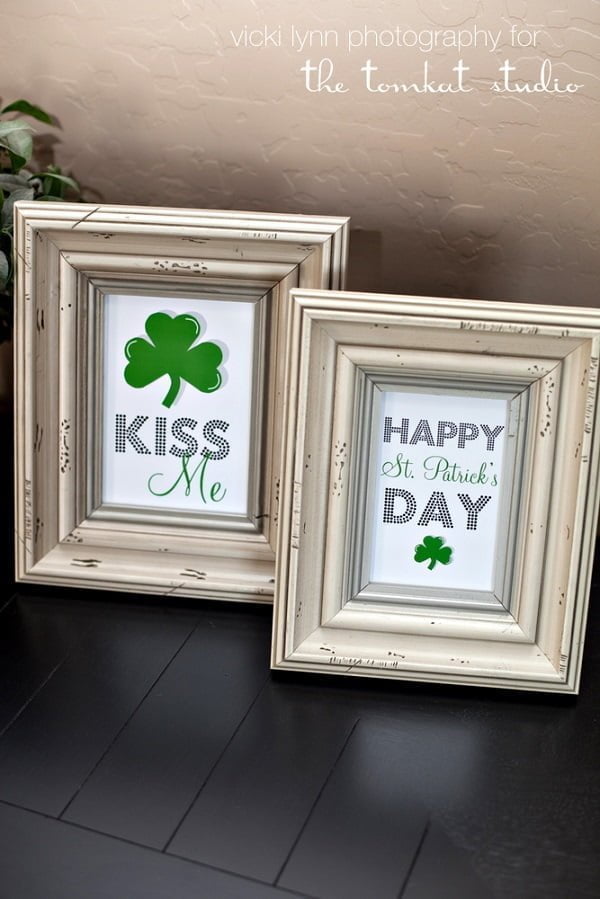 DIY St. Patrick's Day art prints