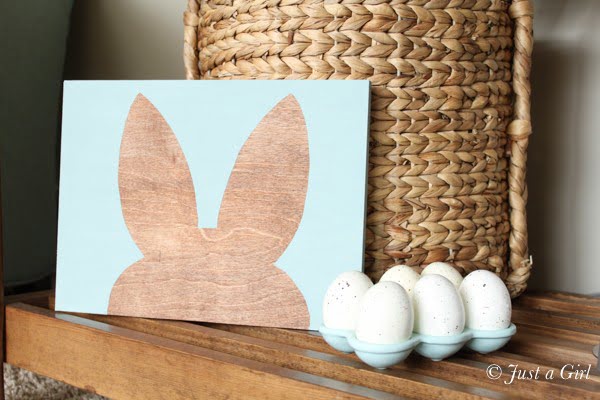 Bunny Silhouette Wall Art DIY