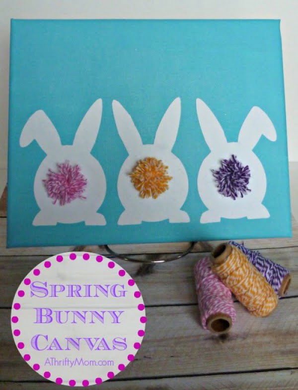 Spring Bunny Canvas Art
