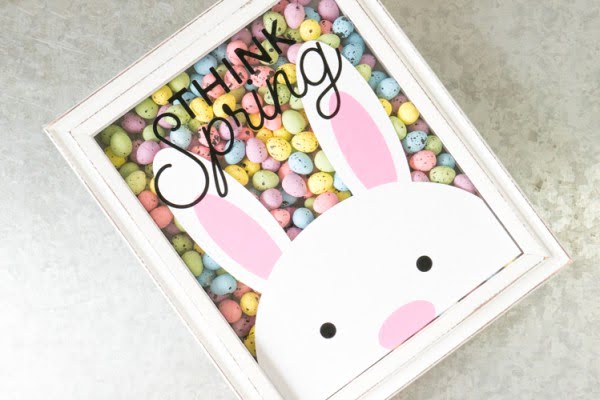 DIY Bunny Vinyl Art for Spring with Free Cutting File