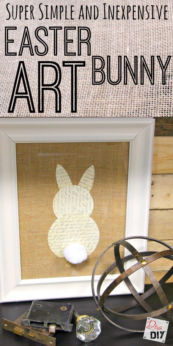 Super Simple and Inexpensive Easter Bunny Art