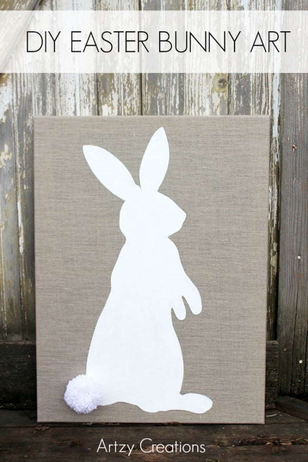 DIY Easter Bunny Art