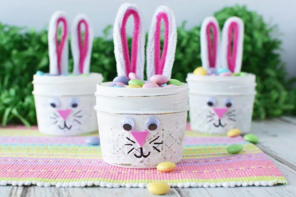 DIY Easter Bunny Jars