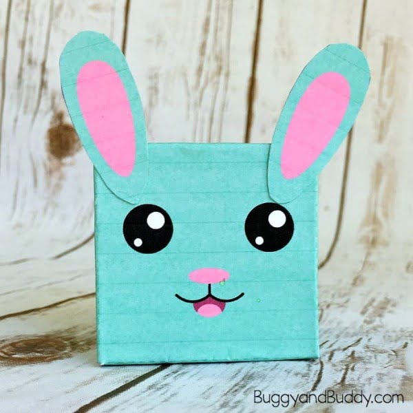 Make a sweet bunny box this Easter using our Free Printable!