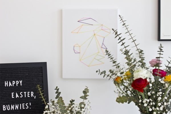 DIY Easter wall art