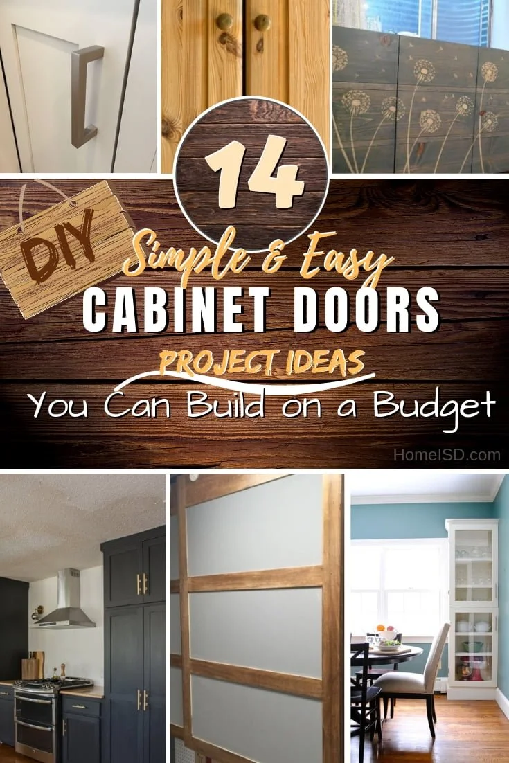 Learn how to build DIY cabinet doors the easy way and save on buying new ones. Great ideas! #DIY #woodworking #furniture