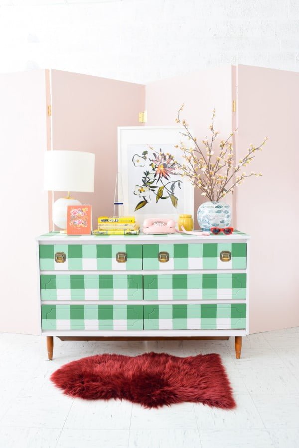 DIY Buffalo Check Dresser • Fusion™ Mineral Paint     