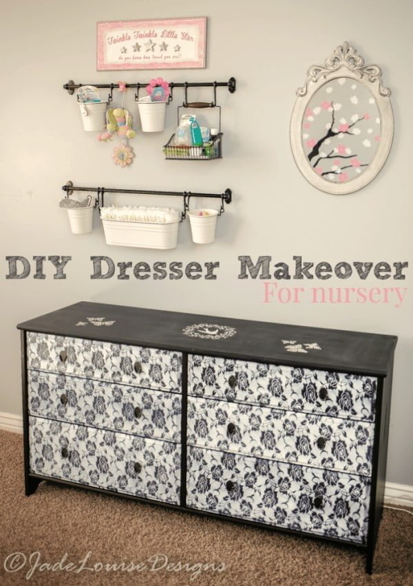 DIY Dresser Makeover for a nursery     