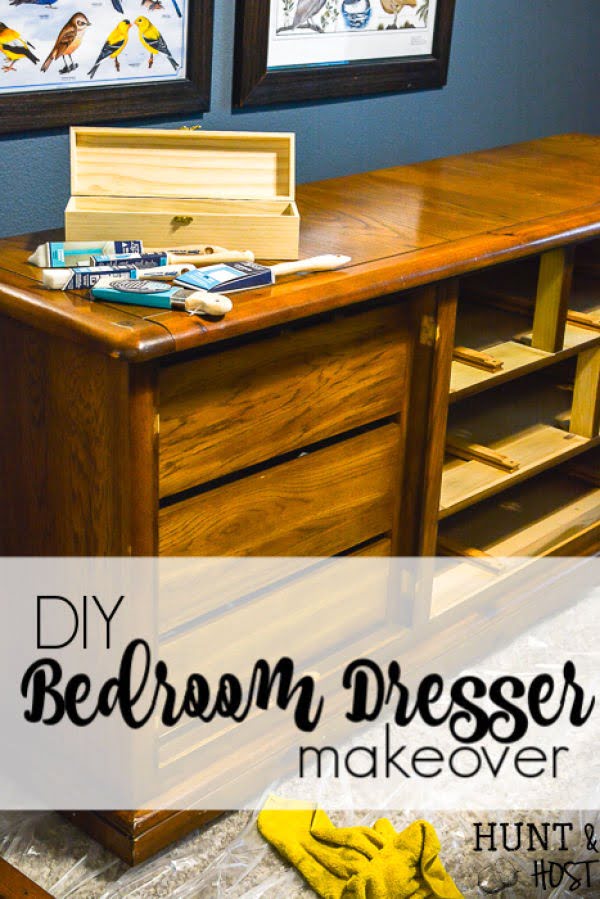 DIY Bedroom Dresser Makeover     