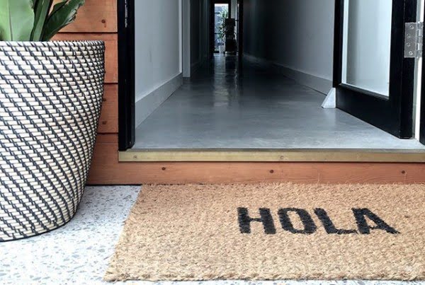 IKEA Hack DIY Hola Door Mat