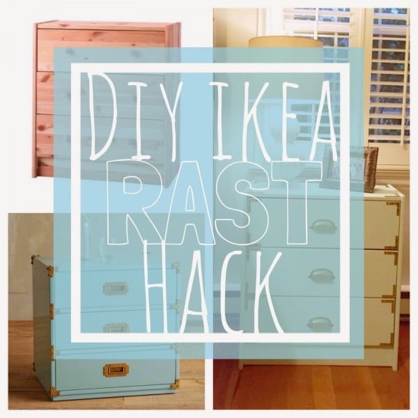 DIY IKEA Hack: Chic RAST Bedside Tables