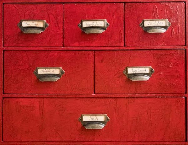 IKEA MOPPE Hack: DIY Apothecary Style Vintage Card File Drawer