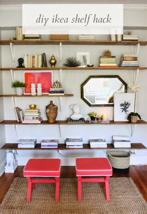 How To: DIY IKEA Hacked Shelving Unit