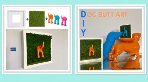 DIY Dog Butt Art – BASTIS IKEA Hack