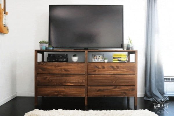 DIY Wooden Dresser (IKEA Hack)
