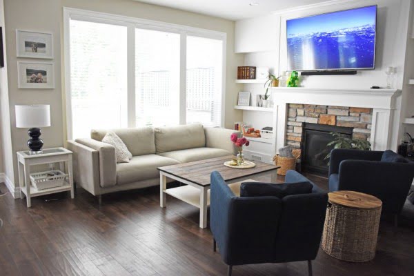 DIY IKEA Hack Coffee Table