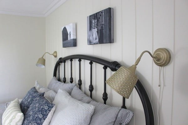 DIY Brass Wall Lamp IKEA Hack