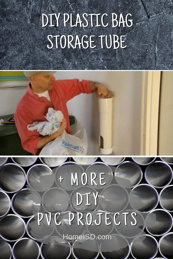 DIY Plastic Bag Storage Tube    