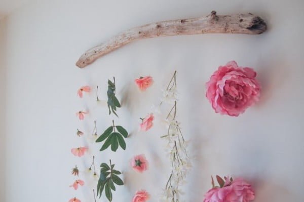 DIY Flower Wall Hanging     