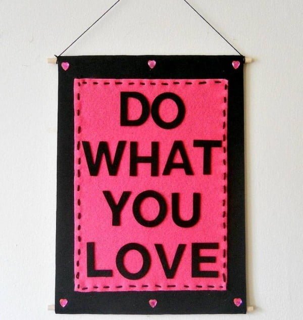 Easy DIY Quote Wall Hanging     