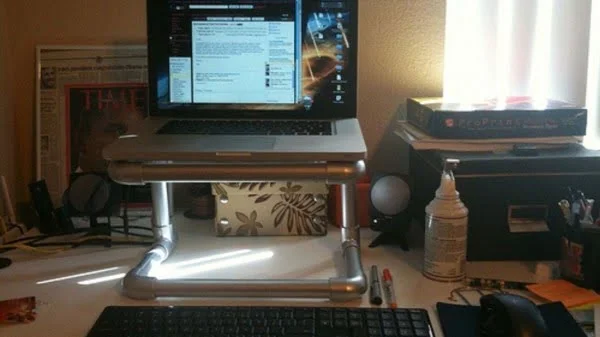 DIY PVC Pipe Laptop Stand  pipe  
