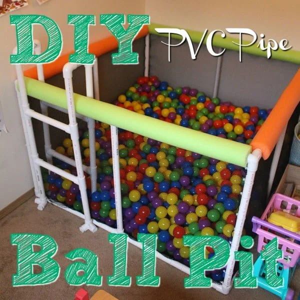 DIY PVC Pipe Ball Pit!  pipe  
