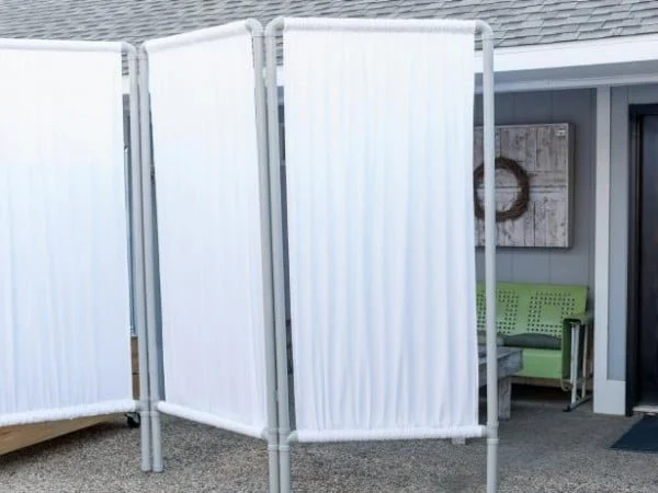 How to Make an Outdoor Privacy Screen From PVC Pipe  pipe  