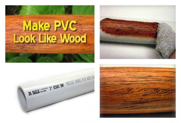 A Genius Idea to Make PVC Look Like Wood  pipe  