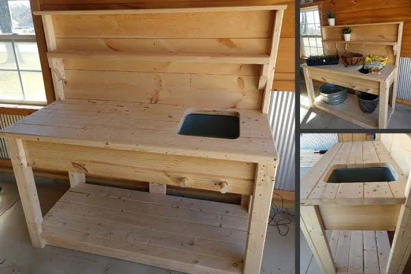 The Perfect DIY Potting Bench       