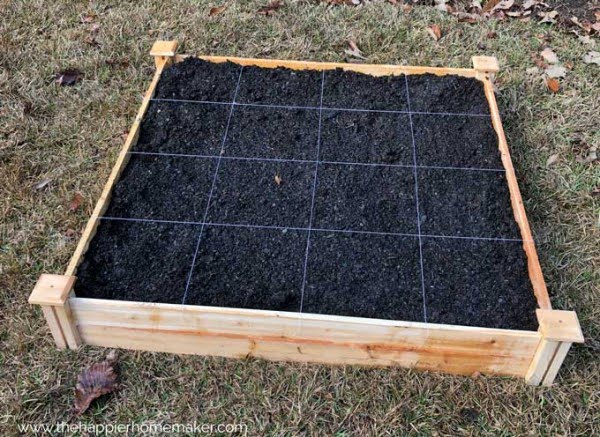 How to Build a Raised Square Foot Garden Bed    